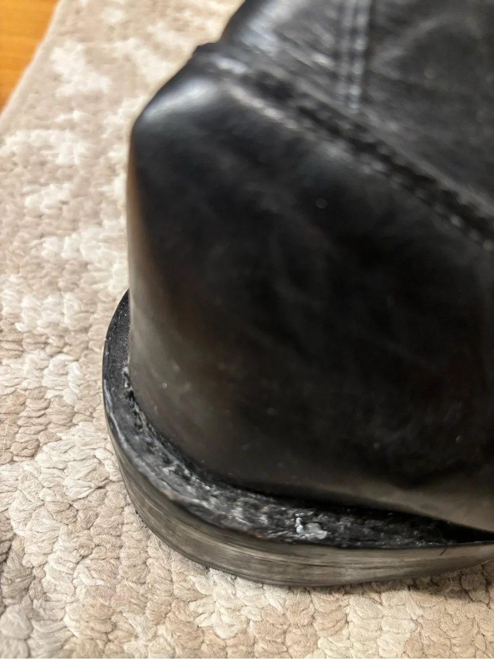 M3dium Men’s Military Officer Combat Boots Vibram Black Size 8  ***WITH FLAWS***